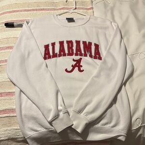 Alabama White Sweatshirt